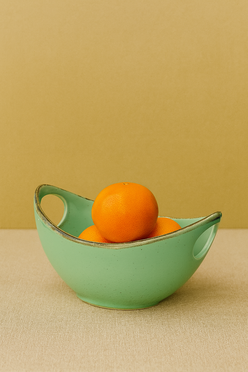 Green Meadow Basket Bowl
