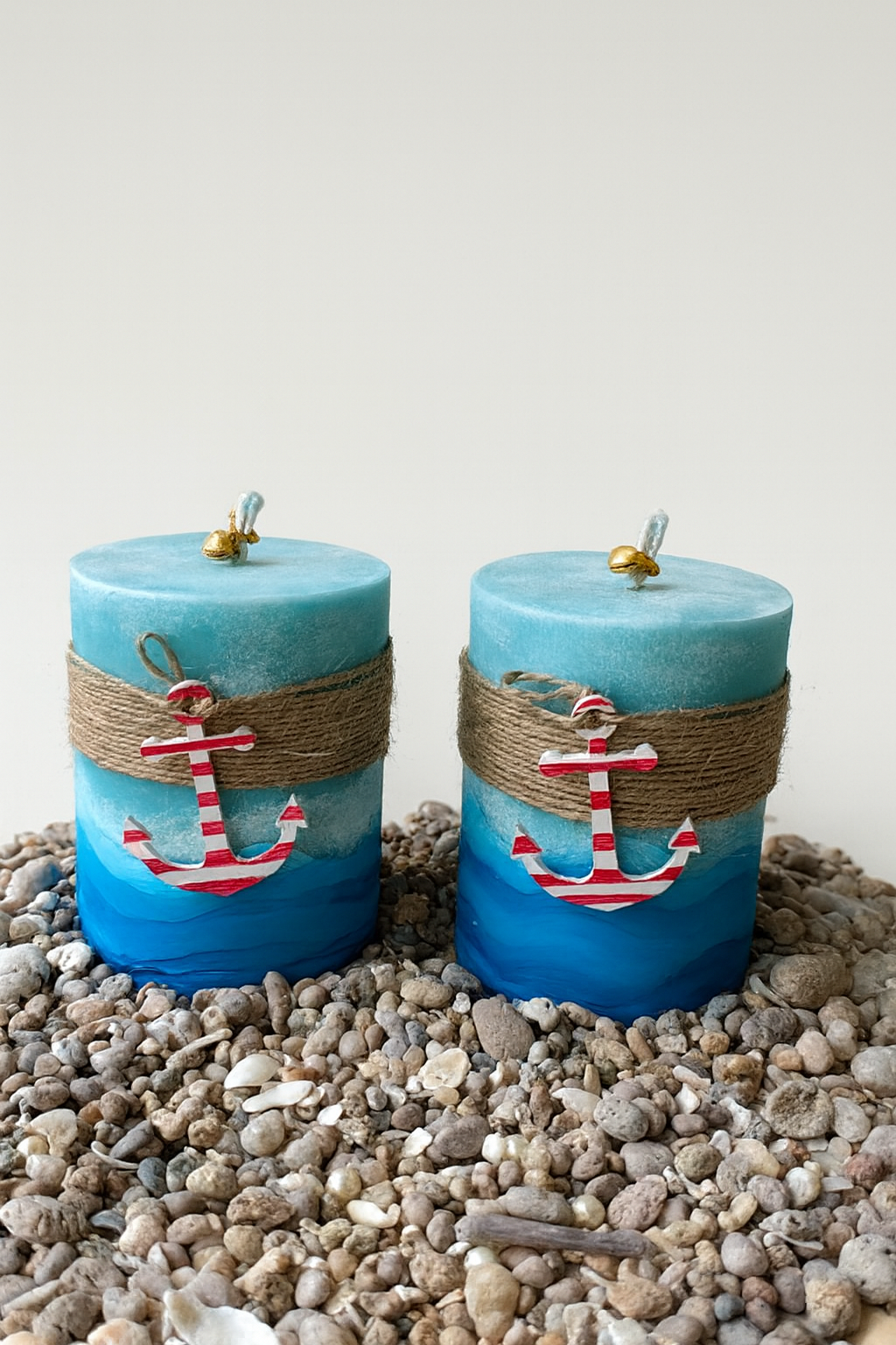 Nautical Anchor Candles