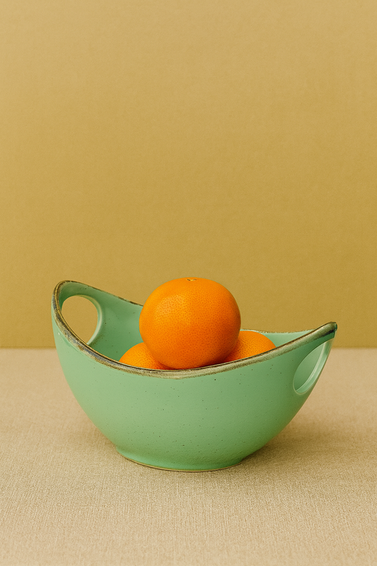 Green Meadow Basket Bowl