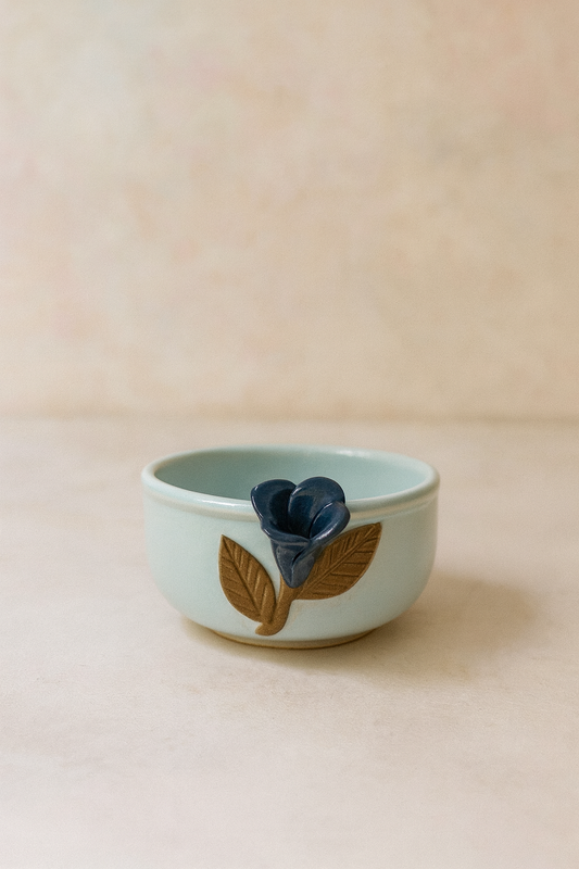 Blue Rose Dip Bowls (Set of 2)