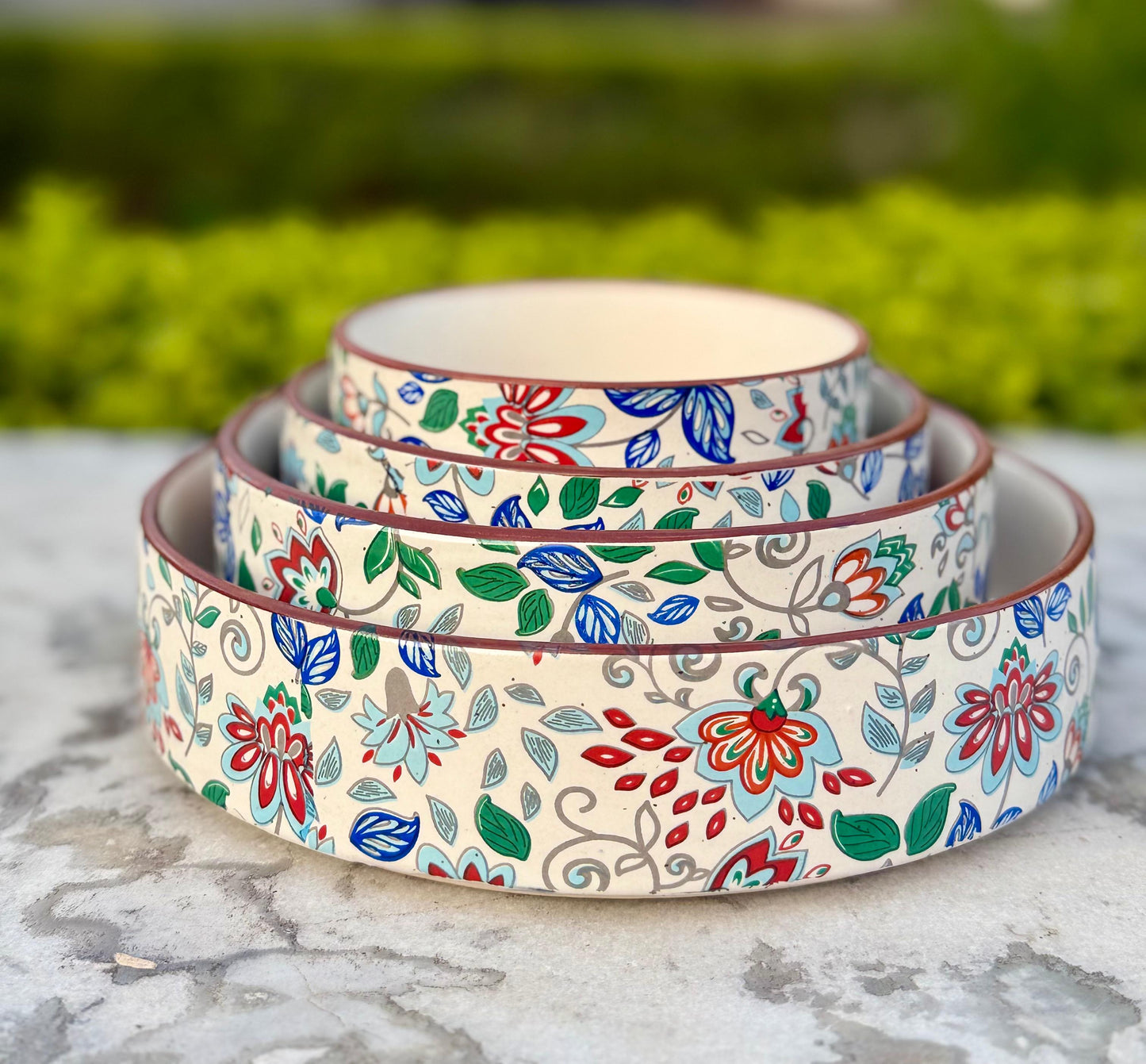 Serving Bowls Set of 4- Multicolor