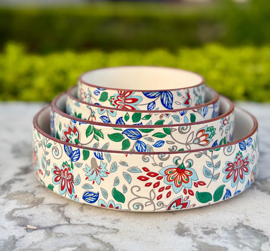 Serving Bowls Set of 4- Multicolor