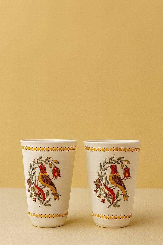 Ceramic Kulhad Chidiya (set of 2)